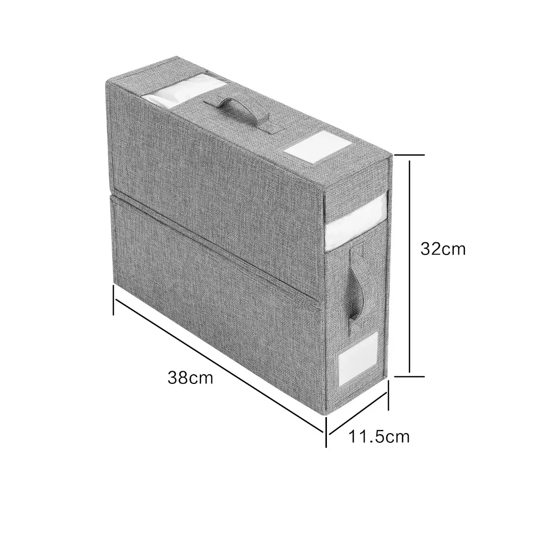 Organisateur de draps et Couettes pliable avec Poignée Renforcée