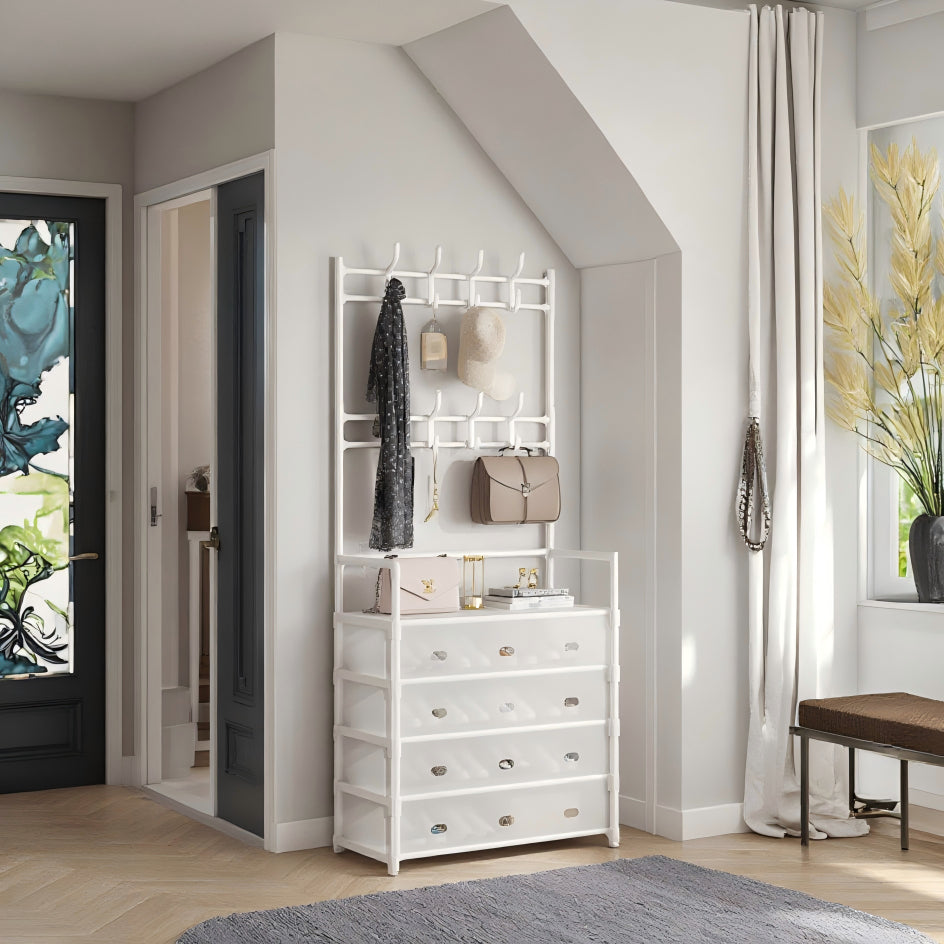 Meuble Chaussures & Chapeaux 5 Niveaux