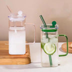 Tasse Carrée en Verre de 400 ml