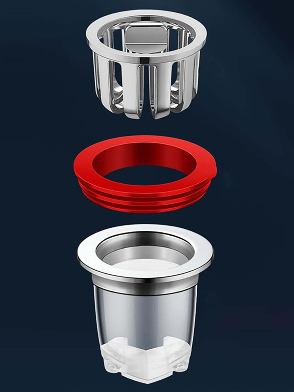 3 Couvercles de siphon de sol anti-odeurs