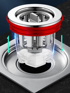 3 Couvercles de siphon de sol anti-odeurs