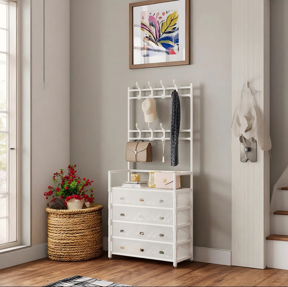 Meuble Chaussures & Chapeaux 5 Niveaux