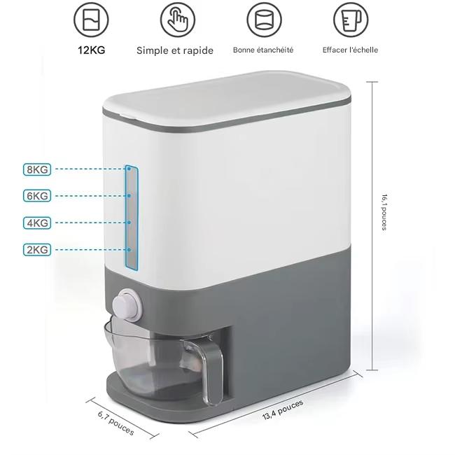 Boîte à Riz Étanche à l'Humidité 🌧️
