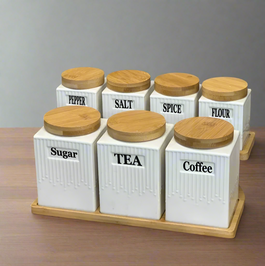 Ensemble de 7 Pots en Céramique