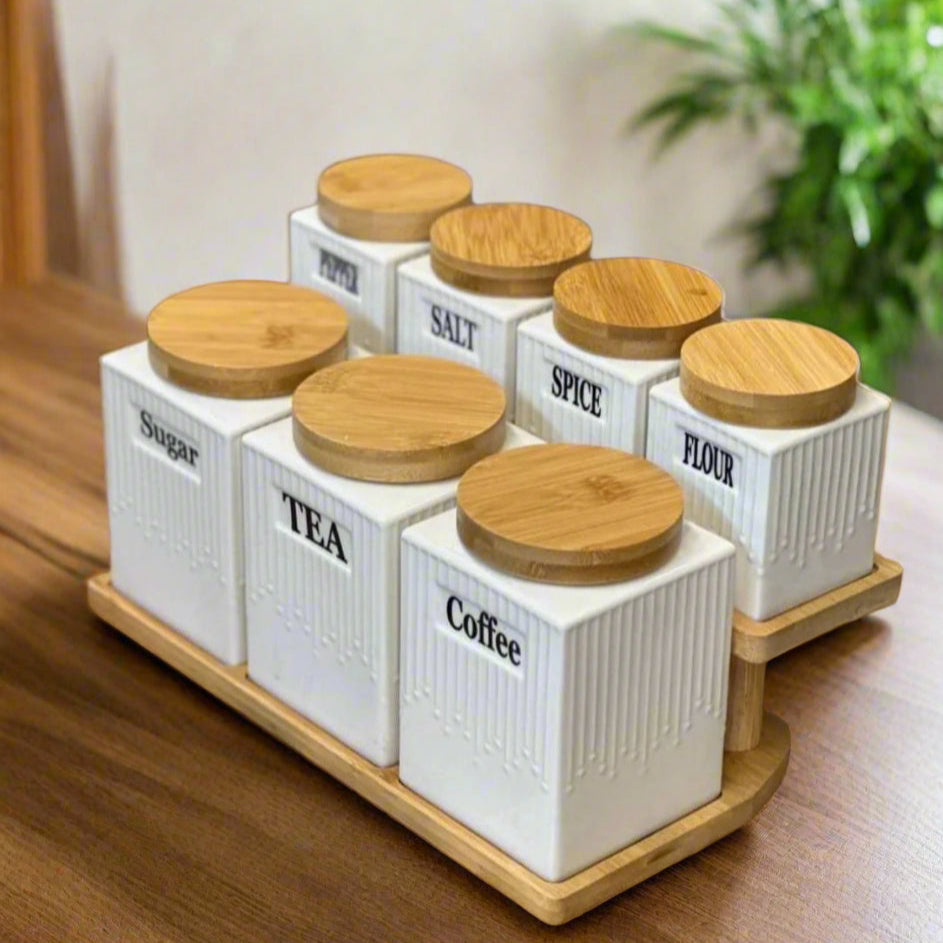 Ensemble de 7 Pots en Céramique