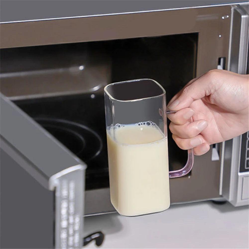 Tasse Carrée en Verre de 400 ml