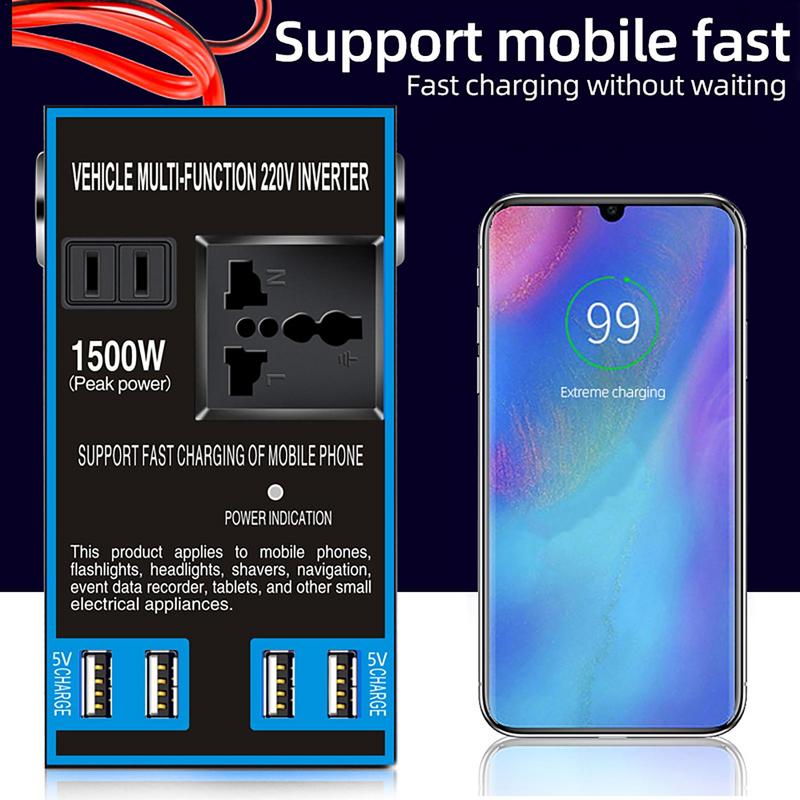 Onduleur de Voiture Polyvalent