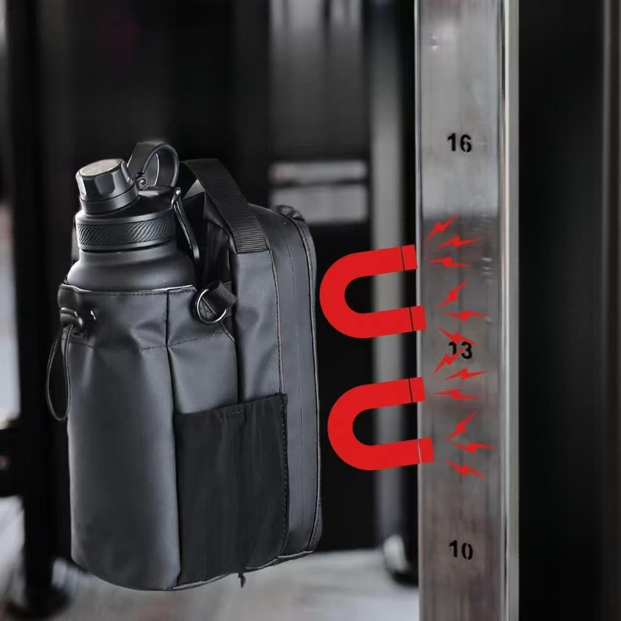 Sac Magnétique Gym – Bouteille & Téléphone