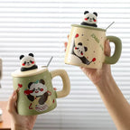 Tasse en Céramique Panda – Avec Couvercle