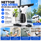 Nettoyeur de Vitres Électrique Sans Fil – Aspirateur d’Eau Rechargeable Multifonction