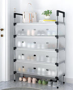 Étagère à chaussures simple à 7 niveaux – Organisateur Pratique et Élé