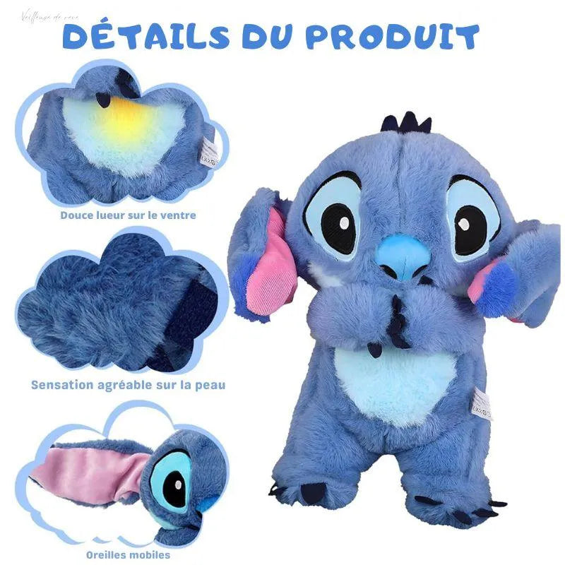 Peluche Stitch Respirant 40cm