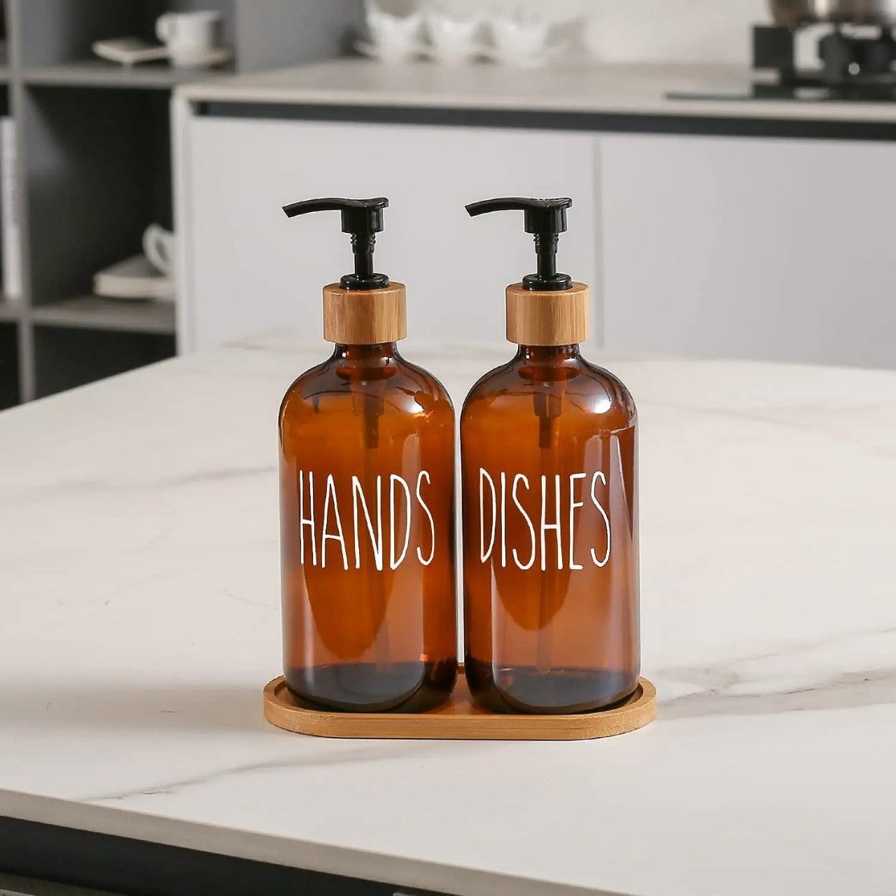 bouteille en verre ambré

