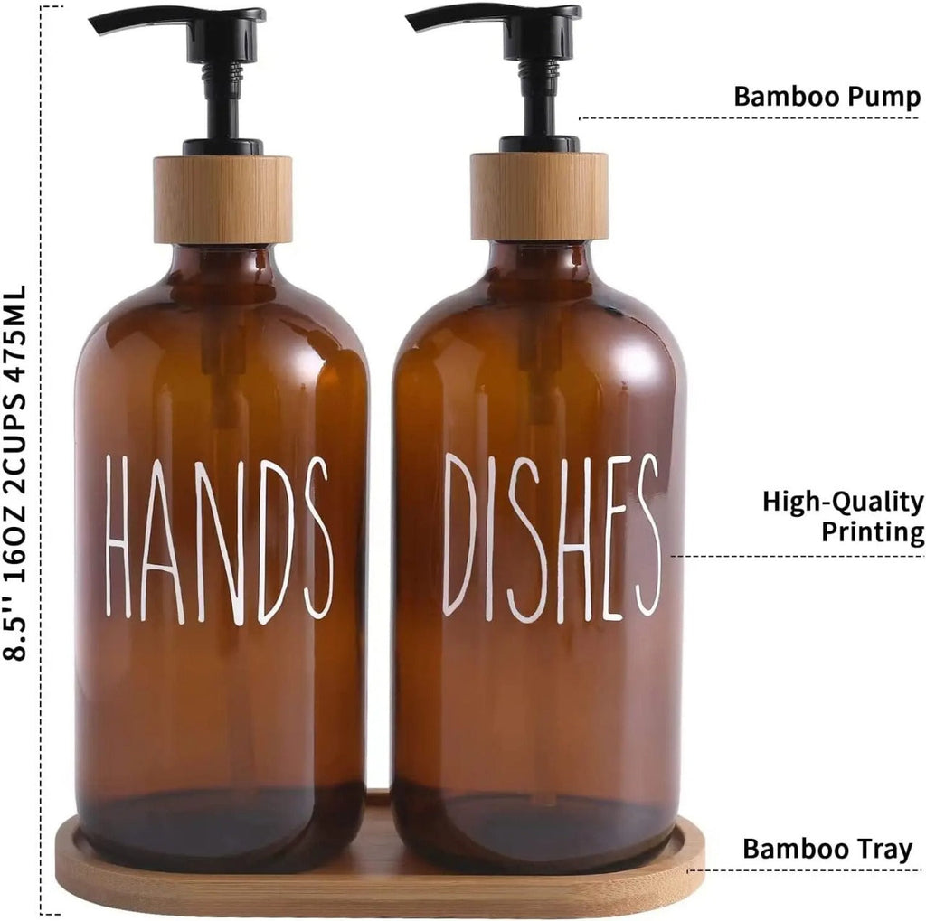 bouteille en verre ambré
