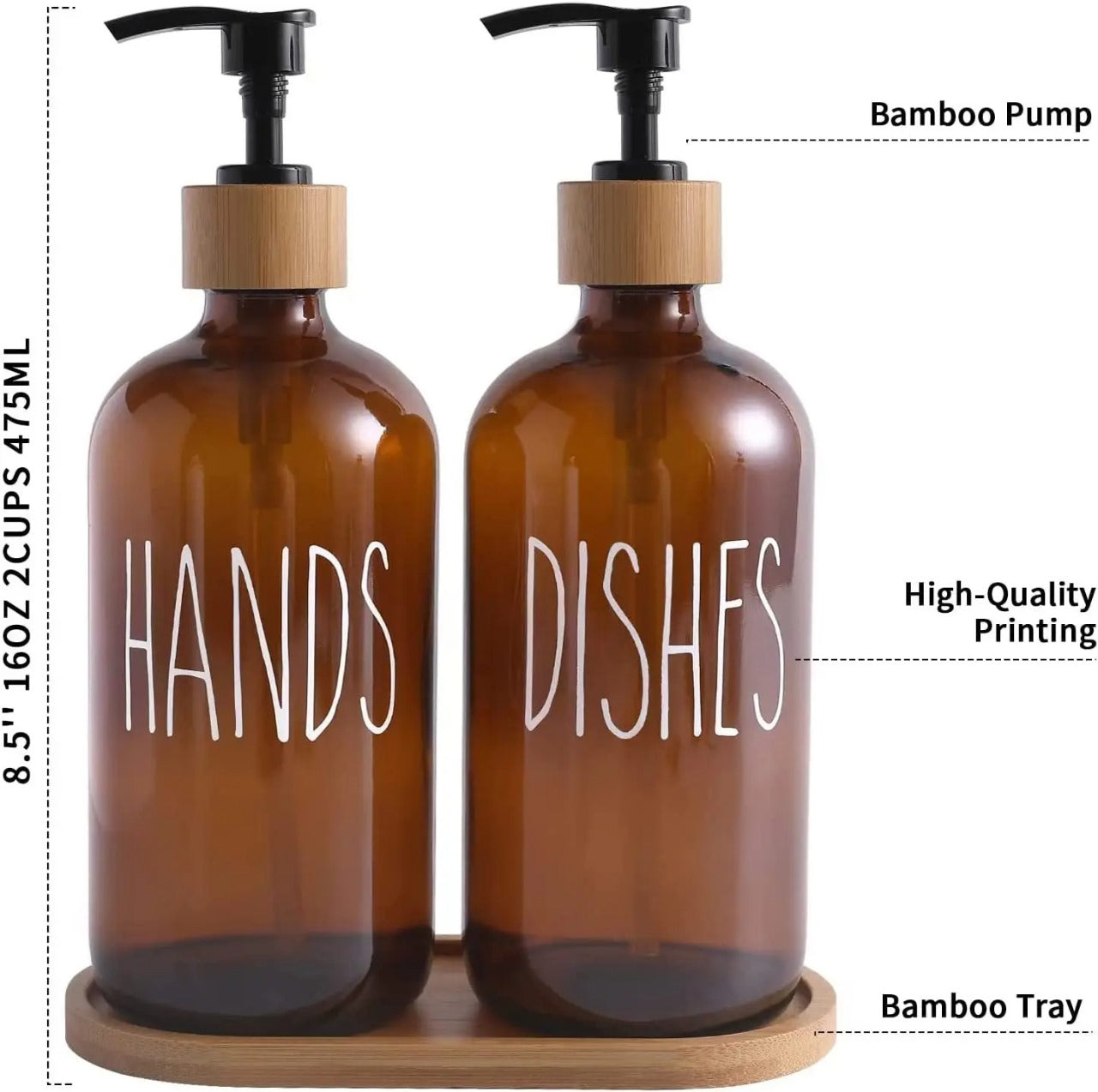 bouteille en verre ambré
