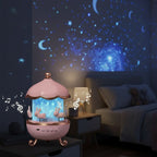 Veilleuse Lapin Carrousel LED Musicale Pour Enfants