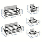 Lot de 5 étagères de rangement murales adhésives