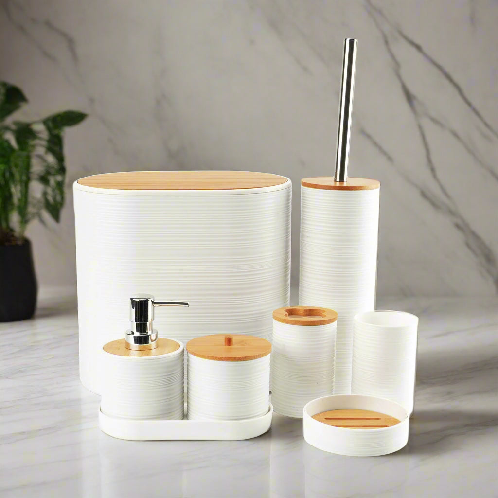 Set Salle de Bain Bambou Luxe