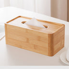 boîte à mouchoirs bambou