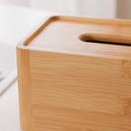 boîte à mouchoirs bambou