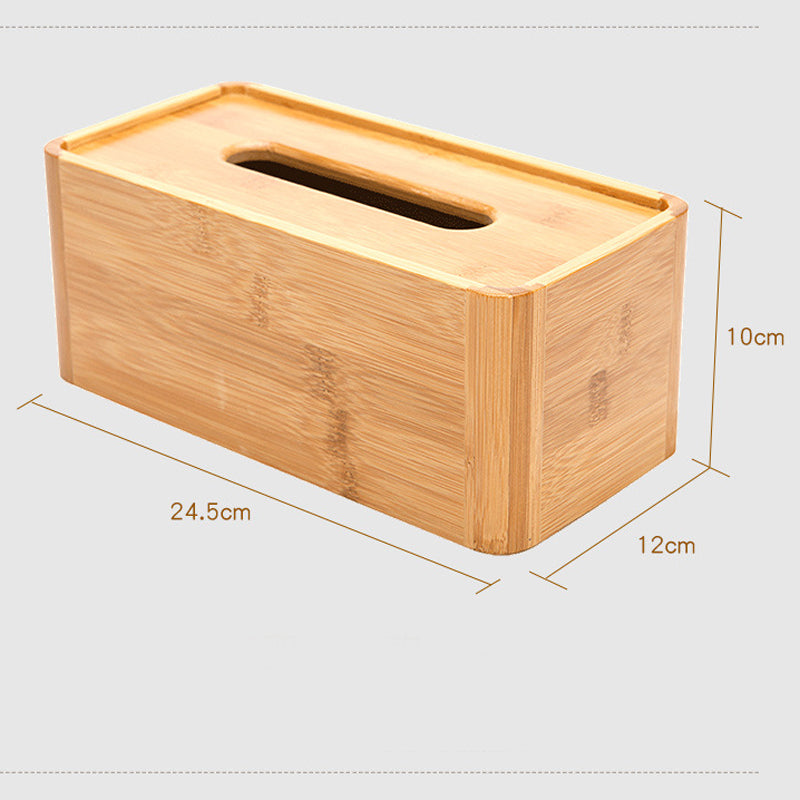 boîte à mouchoirs bambou