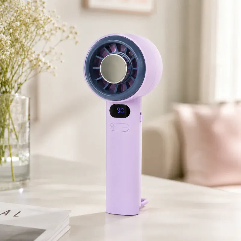 Ventilateur portable sans fil USB Puissant, Compact et Rechargeable