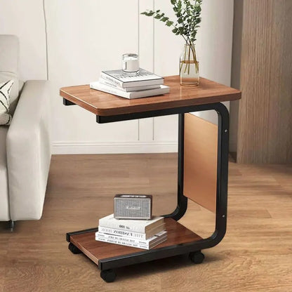 Table d'appoint en forme de C