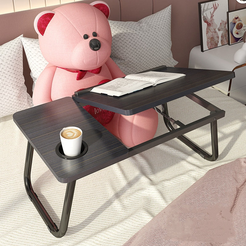 Table de Lit Multifonction avec Porte-Gobelet