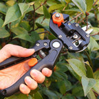 Sécateur de Greffe 2 en 1 avec 3 Lames Interchangeables pour Arbres et Plantes
