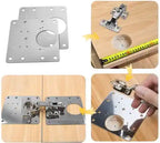 Kit de plaques d'acier pour réparation de charnières