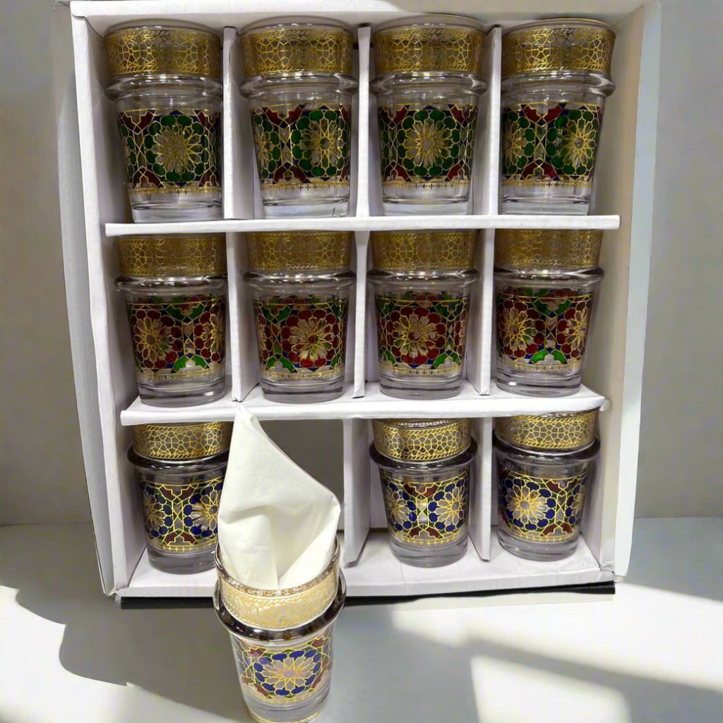 verres à thé marocains